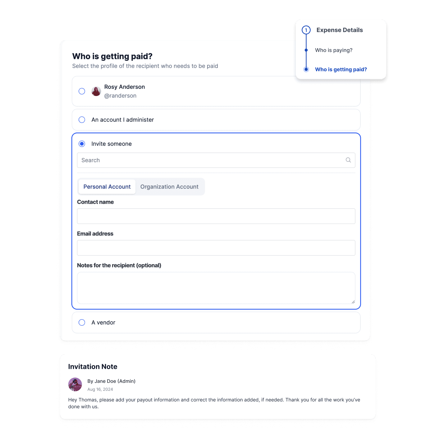 Invite people to get paid
